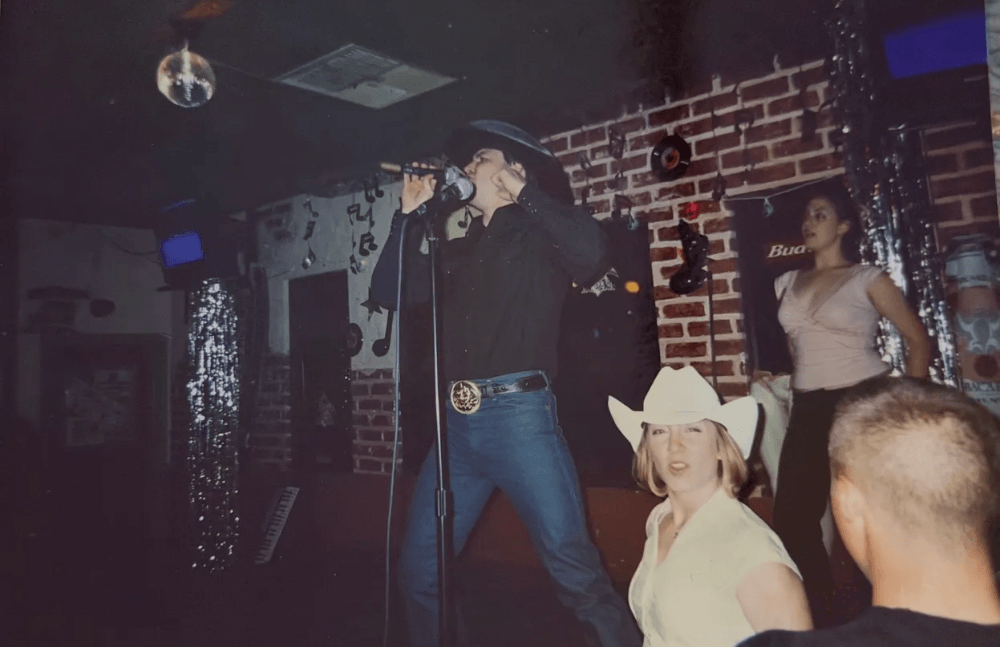 JC performing on the Starz stage at Graham Central Station